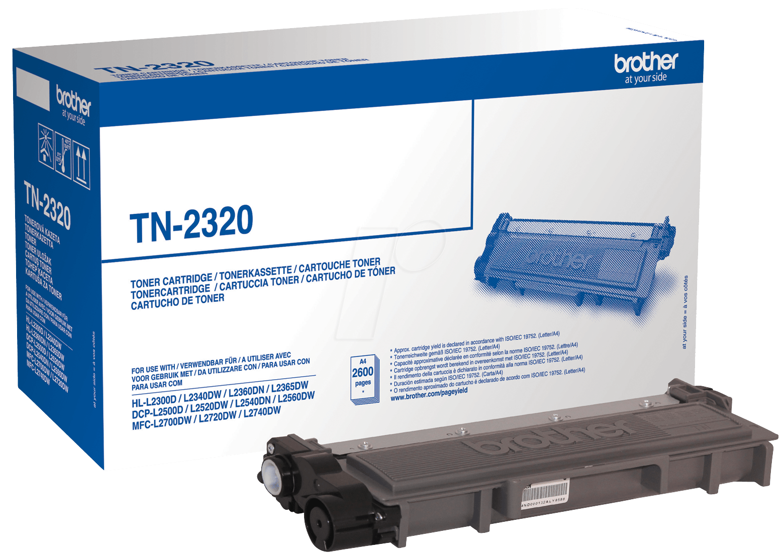 altavoz vendaje mezcla TONER BROTHER TN 2320 COMPATIBLE - Oligal